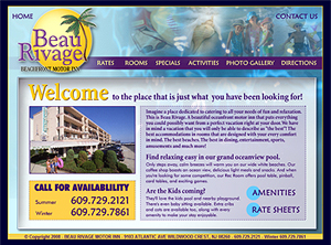 Beau Rivage Web site